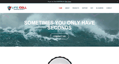 Desktop Screenshot of lifecellmarine.com